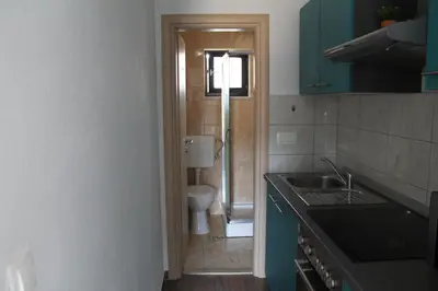 Kupaonica u objektu Studio apartment Sasha