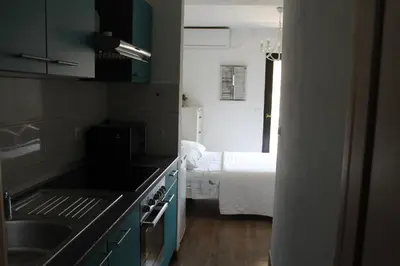 Krevet ili kreveti u jedinici u objektu Studio apartment Sasha
