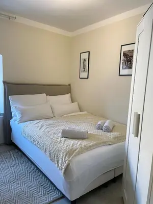 Krevet ili kreveti u jedinici u objektu KLARA Living Apartment, old town house, SEA VIEW
