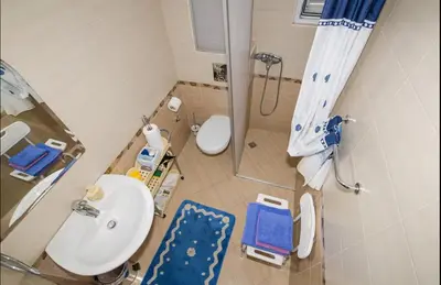 Kupaonica u objektu Studio Makarska, One Minute to the Beach