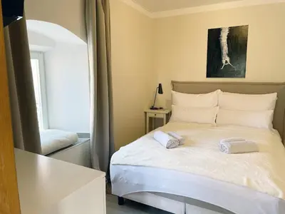 Krevet ili kreveti u jedinici u objektu KLARA Hopper Apartment, old town house, SEA VIEW