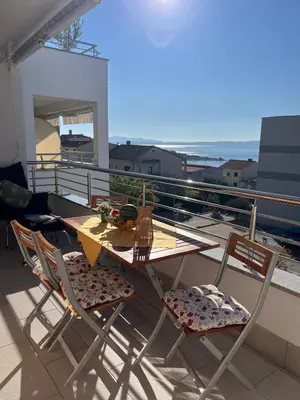 Balkon ili terasa u objektu Kroatien Adria Makarska Riviera Ferienwohnung mit 3 Schlafzimmer