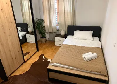 Krevet ili kreveti u jedinici u objektu Apartments with parking space Podstrana, Split - 23706
