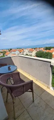 Balkon ili terasa u objektu Apartmani Meri