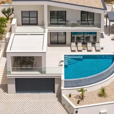 Seaview Villa Libero with spa zone