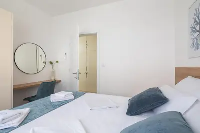 Krevet ili kreveti u jedinici u objektu Dada Luxury Apartment A2