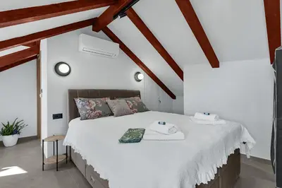 Krevet ili kreveti u jedinici u objektu Villa Casa Basini - Makarska Exklusiv
