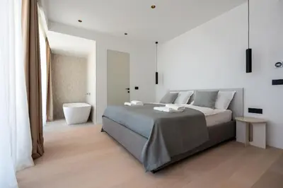 Krevet ili kreveti u jedinici u objektu Villa Brela-Rogac 3