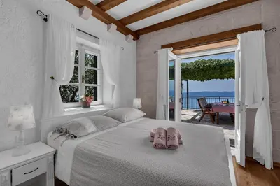 Krevet ili kreveti u jedinici u objektu Villa Miščić - Makarska Exklusiv