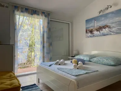 Krevet ili kreveti u jedinici u objektu Villa Terra Nostra Hvar