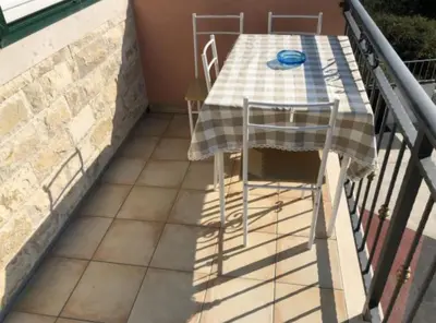 Balkon ili terasa u objektu Apartmani Villa Borzic
