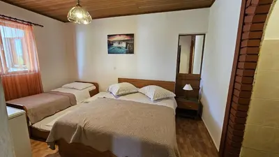 Krevet ili kreveti u jedinici u objektu Apartmani Brela 12