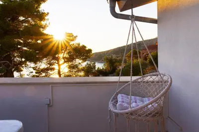 Pogled na planine ili pogled na planine iz vila