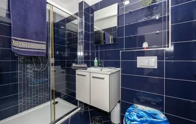 Kupaonica u objektu Apartman Veles