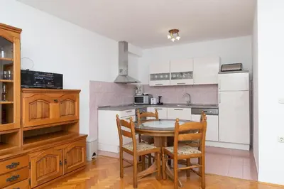 Kuhinja ili čajna kuhinja u objektu Apartments Kaja