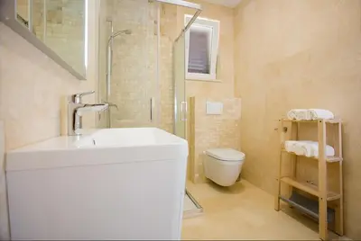 Kupaonica u objektu Sunset Luxury Apartment Hvar