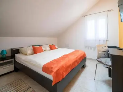 Krevet ili kreveti u jedinici u objektu Sunny Holiday Home With Pool