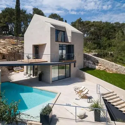 Unique 4-Bedroom Villa SemperVivum with pool in Sutivan