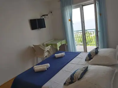 Krevet ili kreveti u jedinici u objektu Maraska Sobe