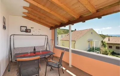 Balkon ili terasa u objektu One-Bedroom Apartment Dugi Rat With Sea View 06