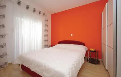Krevet ili kreveti u jedinici u objektu One-Bedroom Apartment Makarska With Sea View 07