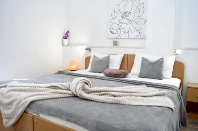 Krevet ili kreveti u jedinici u objektu Apartments Karla