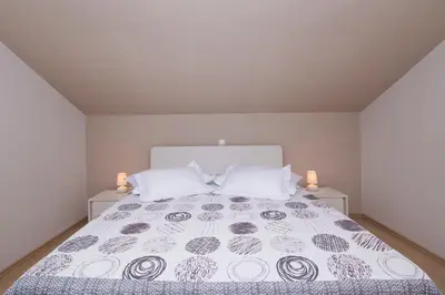 Krevet ili kreveti u jedinici u objektu Apartmani Brela 10