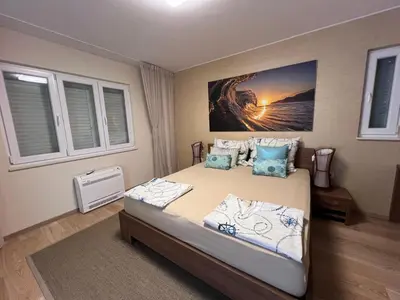 Krevet ili kreveti u jedinici u objektu Blue Heaven apartment