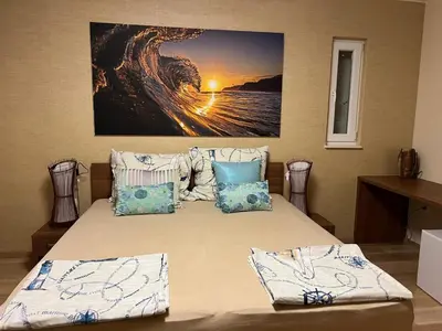 Krevet ili kreveti u jedinici u objektu Blue Heaven apartment