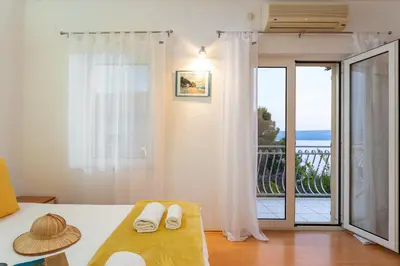 Krevet ili kreveti u jedinici u objektu Sunset Apartments Mate