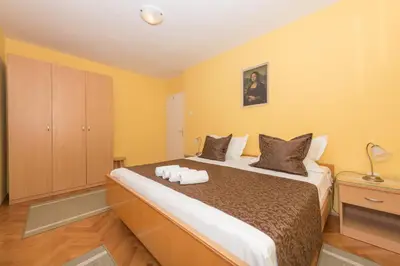 Krevet ili kreveti u jedinici u objektu Apartmani Marica i Ivo 3
