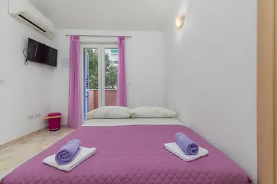 Krevet ili kreveti u jedinici u objektu Apartments with parking space Baska Voda, Makarska - 23641