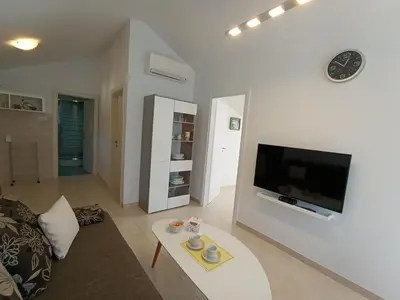 TV i/ili zabavni centar u objektu Apartment Rusula