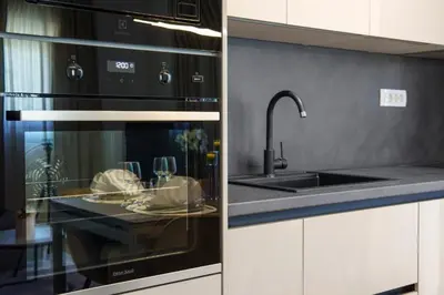 Kuhinja ili čajna kuhinja u objektu Apartments Bila