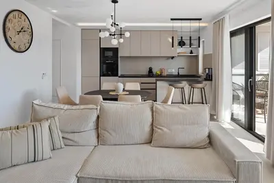 Kuhinja ili čajna kuhinja u objektu Luxury Tommy's Apartment