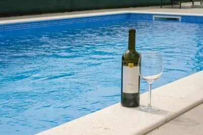 Bazen u objektu Villa Ivka NEW HOUSE pool and beautiful view ili u blizini