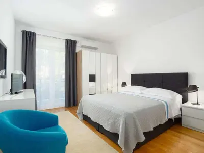 Krevet ili kreveti u jedinici u objektu Holiday home for eight, Dugi Rat