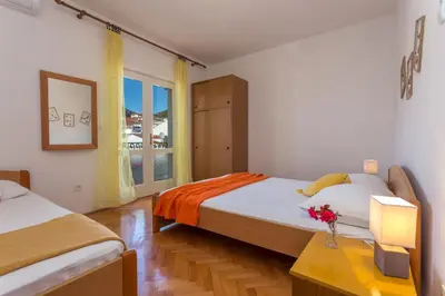 Krevet ili kreveti u jedinici u objektu Apartments Marija Bibić