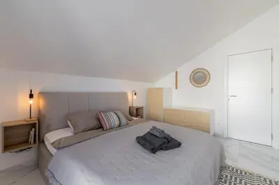 Krevet ili kreveti u jedinici u objektu Penthouse Vanda