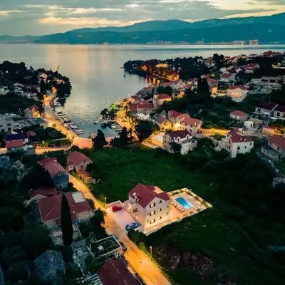 Seaside luxury villa with a swimming pool Splitska