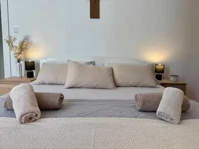 Krevet ili kreveti u jedinici u objektu Apartment Ivana Omis