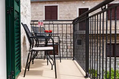 Balkon ili terasa u objektu Apartments by the sea Pucisca, Brac - 23445