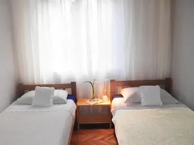 Krevet ili kreveti u jedinici u objektu Holiday-Home with Pool & Sea View in Supetar