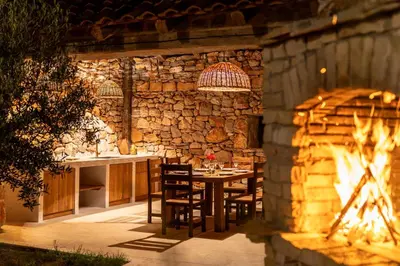 Tlocrt objekta Villa Šjora - ''Autentic Dalmatian Stone Villa with Private Garden & BBQ''