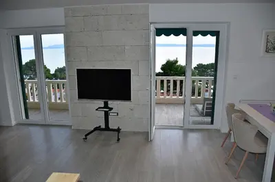 TV i/ili zabavni centar u objektu Apartment Esperansa