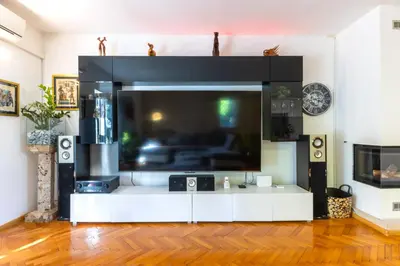 TV i/ili zabavni centar u objektu Villa Persea - Supetar