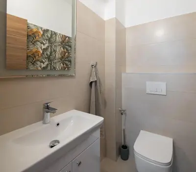 Kupaonica u objektu Hedonist Apartment