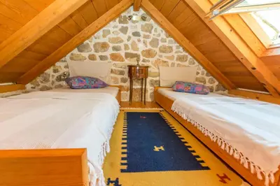 Krevet ili kreveti u jedinici u objektu House Cottage