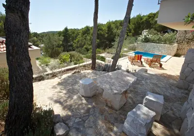 Bazen u objektu Villa with garden and private pool - Villa Alexandria ili u blizini
