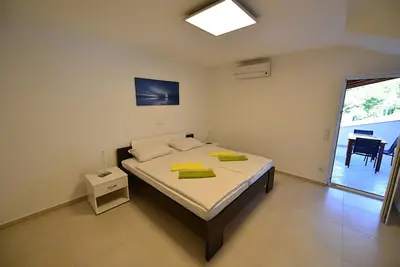 Krevet ili kreveti u jedinici u objektu Apartments Petrovac